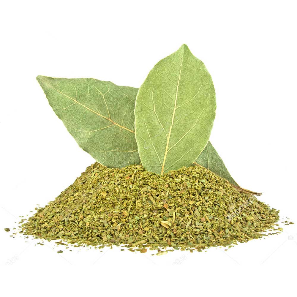 bay leaves and crushed bay