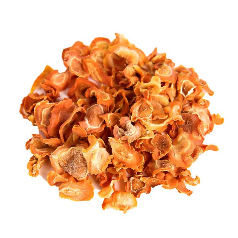 dried carrot slices